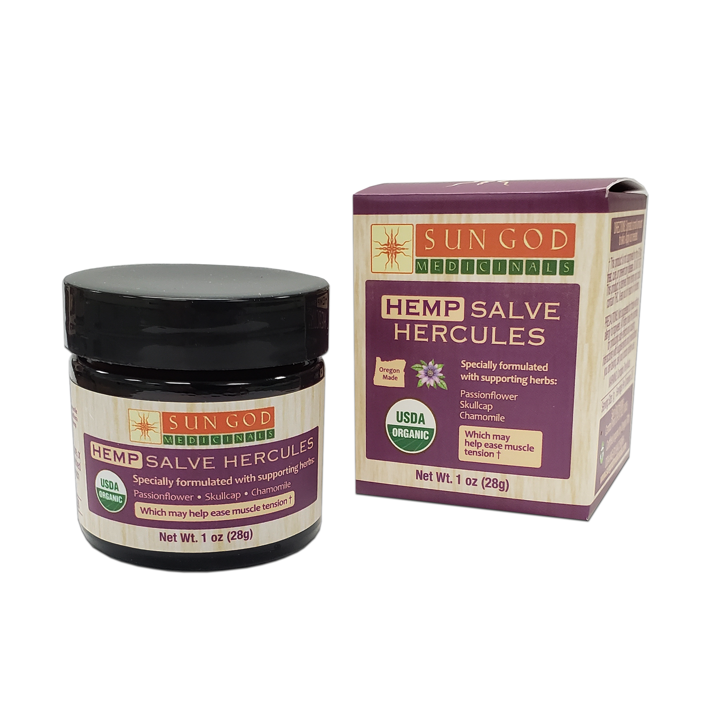 Organic Hercules Muscle Ease Hemp Salve