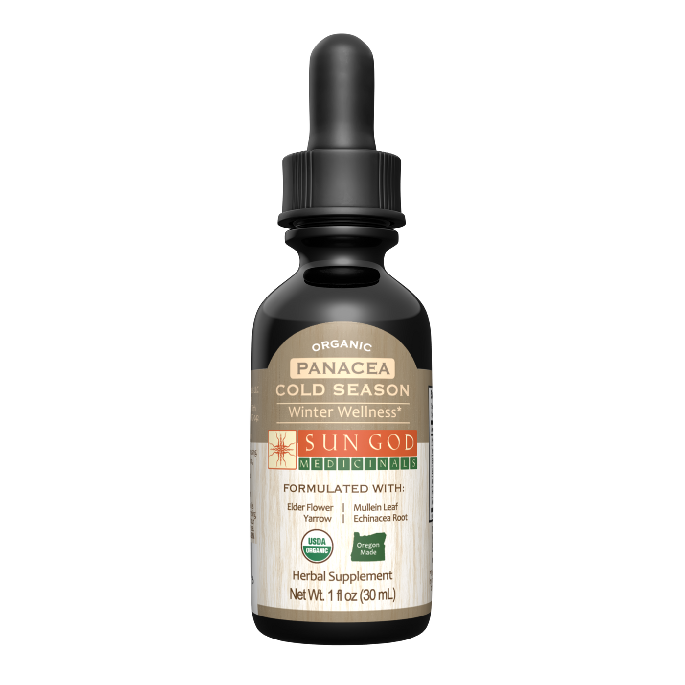 Panacea Cold Season Herbal Tincture - 1oz – Sun God Medicinals