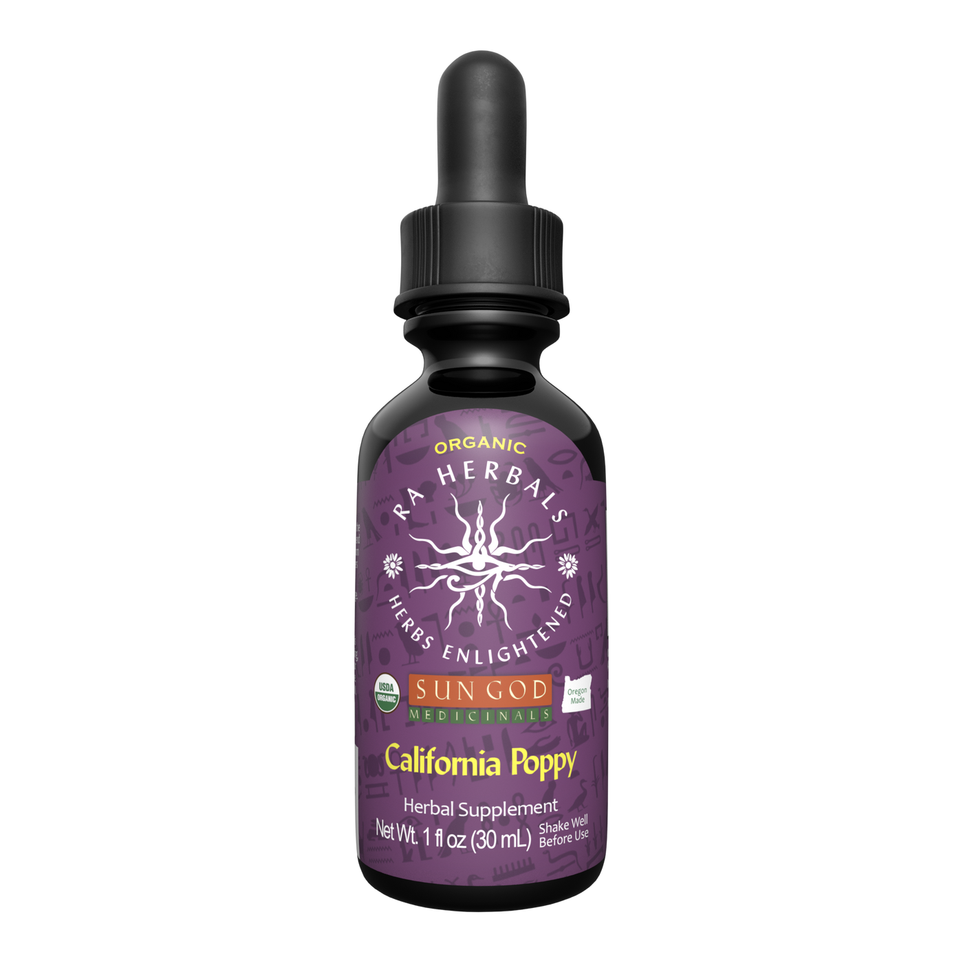 Ra Herbals Certified Organic California Poppy Tincture