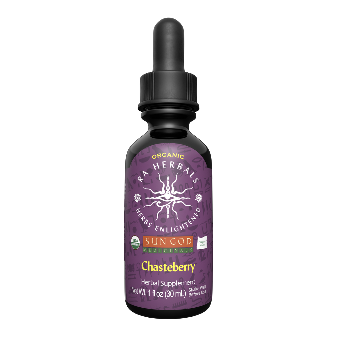 Organic Chasteberry Tincture | Vitex Tincture | Sun God Medicinals