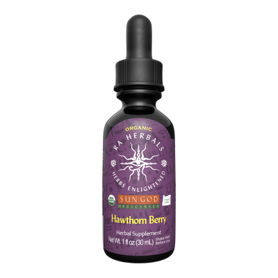 Ra Herbals Certified Organic Hawthorn Berry Tincture - Sun God Medicinals