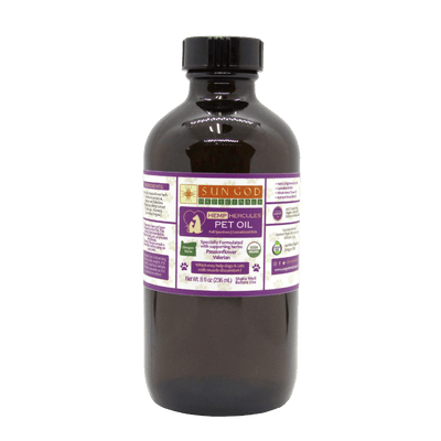 Organic Hercules Muscle Relief Hemp Pet Oil now in 2 Hemp Levels