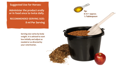 Organic Aja Body Relief Hemp Pet Oil-Level 4 Hemp: for Horses and Large Dogs