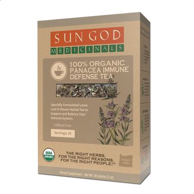 Panacea Immune Defense Organic Herbal Tea - Sun God Medicinals