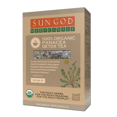 Panacea Detox Organic Herbal Tea - Sun God Medicinals