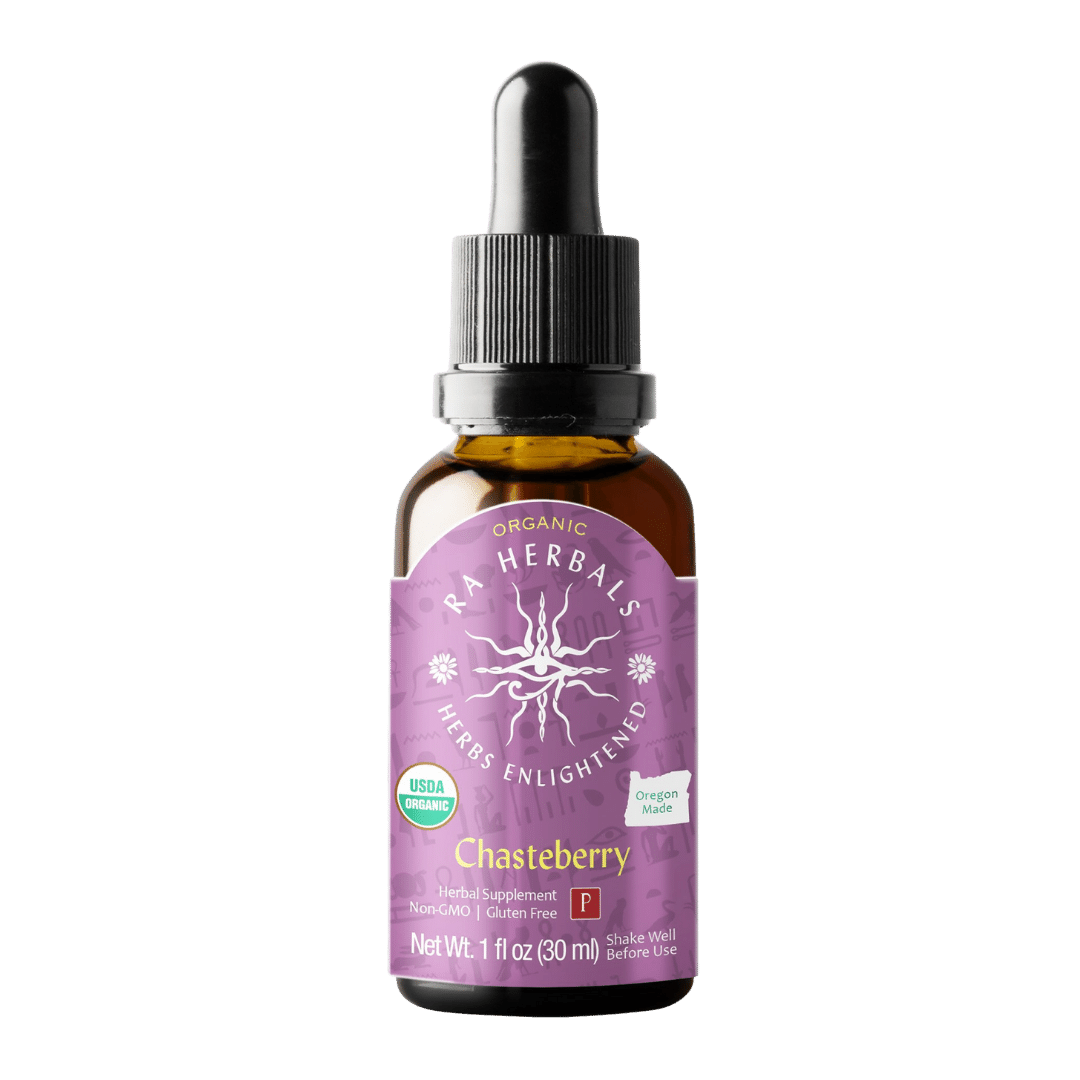 Ra Herbals Certified Organic Chasteberry (Vitex) Tincture - Sun God Medicinals