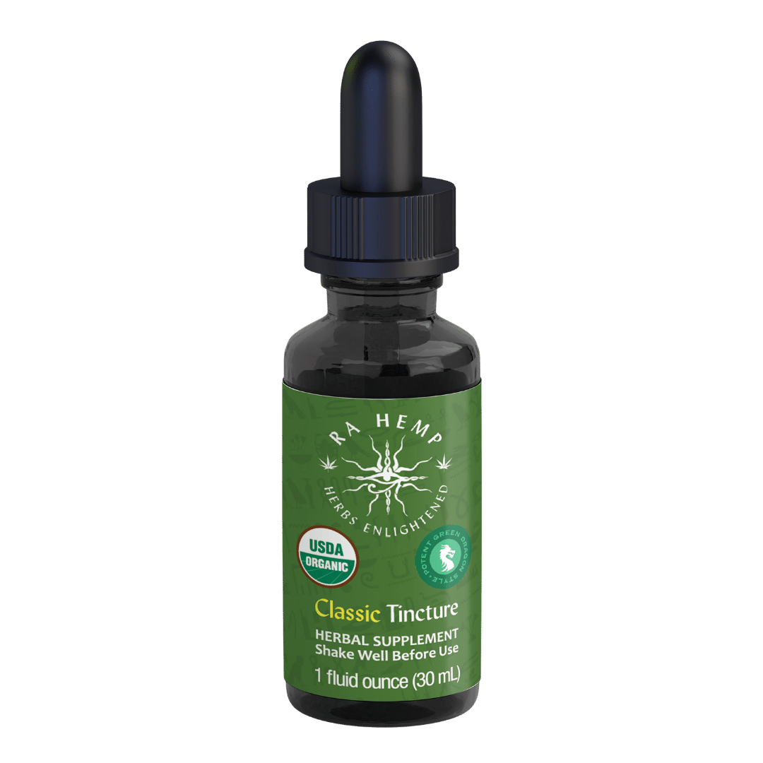Organic Ra Hemp Classic "Green Dragon Style" Tincture 1000 - Sun God Medicinals