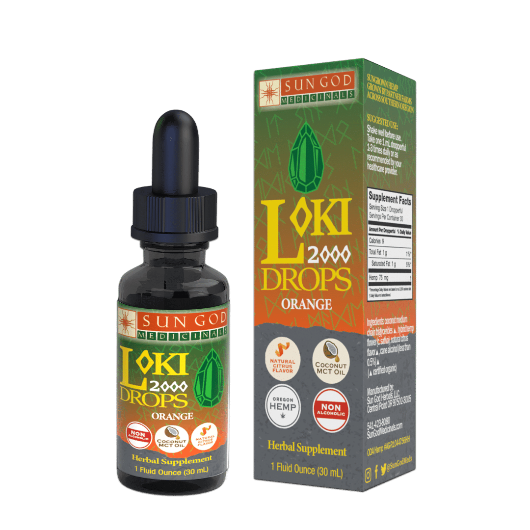 Loki 2000 Drops - 3 Flavors! - Sun God Medicinals