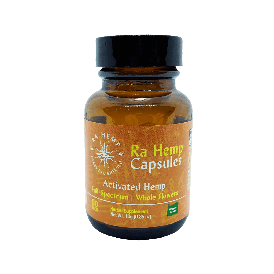 Ra Hemp Capsules - 50 pk - Sun God Medicinals