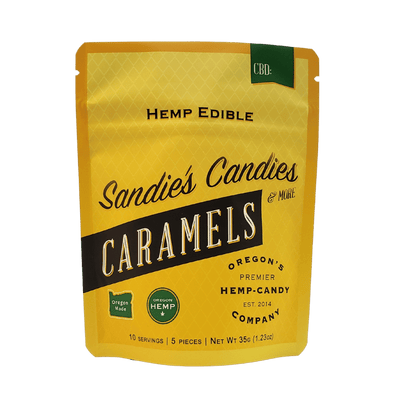 Hemp Caramels from Sandie's Candies & More! - Sun God Medicinals