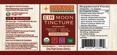 Eir Moon Herbal Tincture - Sun God Medicinals