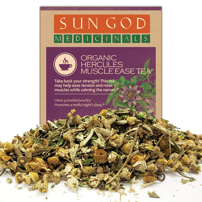 Hercules Muscle Ease Herbal Tea - Bulk 1 Kilo - Sun God Medicinals