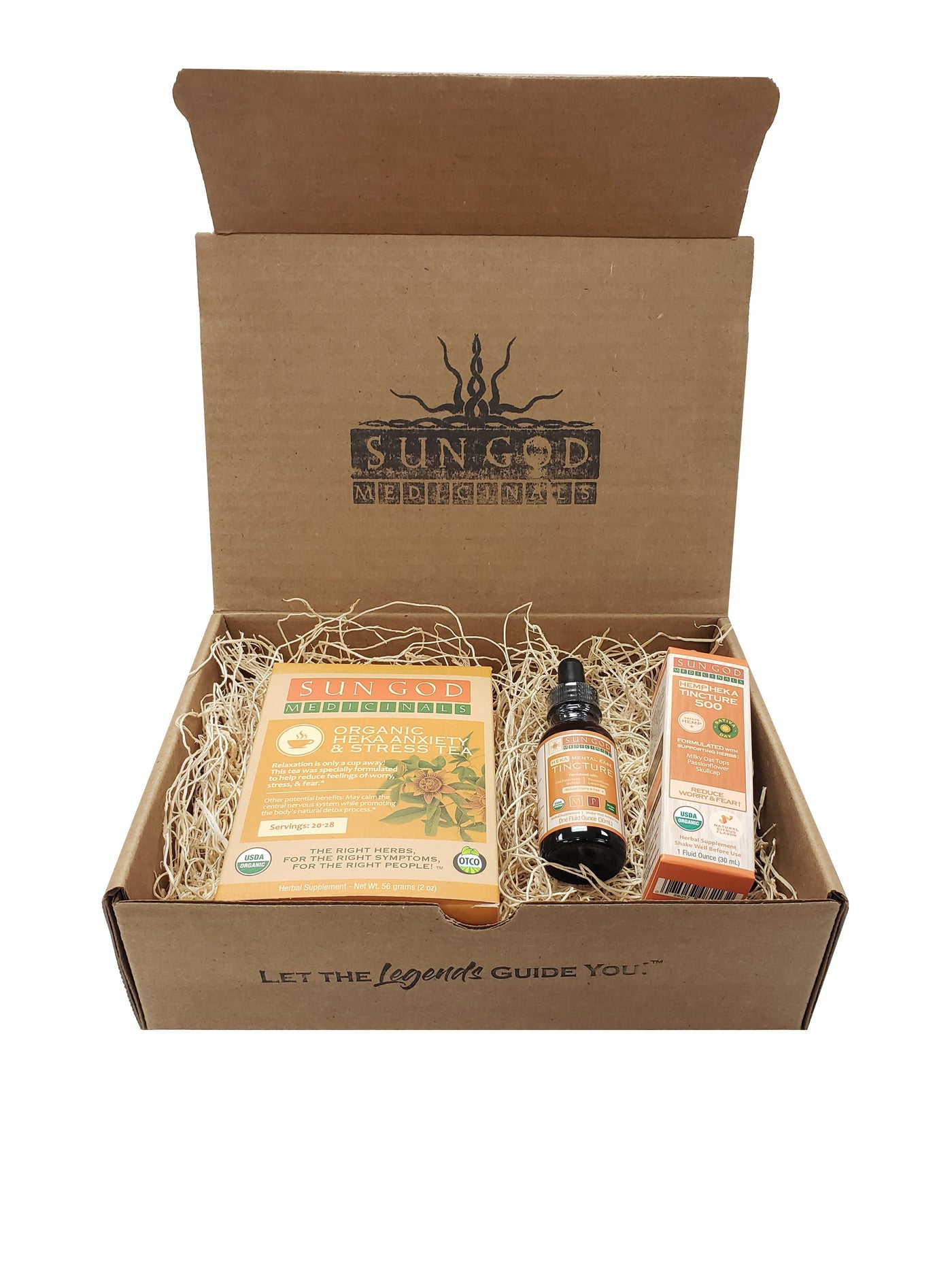 Mild Anxiety, Stress, and Fear Relief Gift Box - Sun God Medicinals