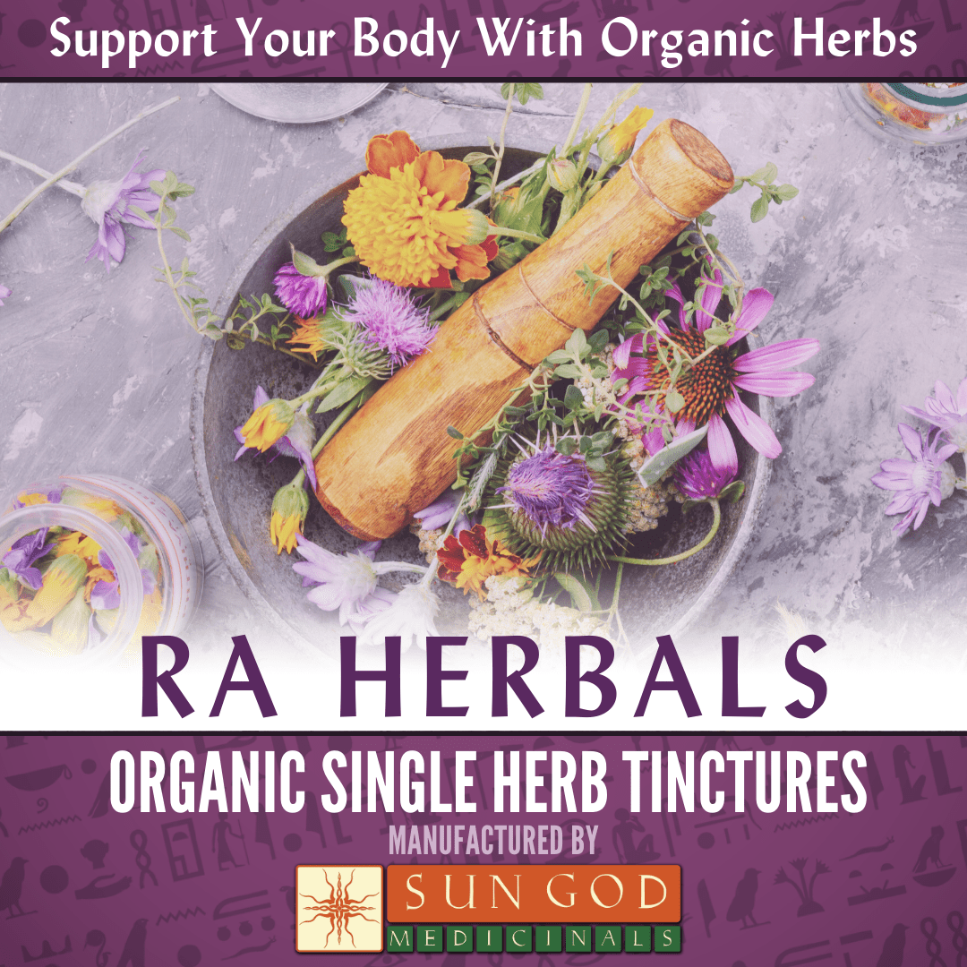 Ra Herbals Certified Organic Raspberry Leaf Tincture - Sun God Medicinals